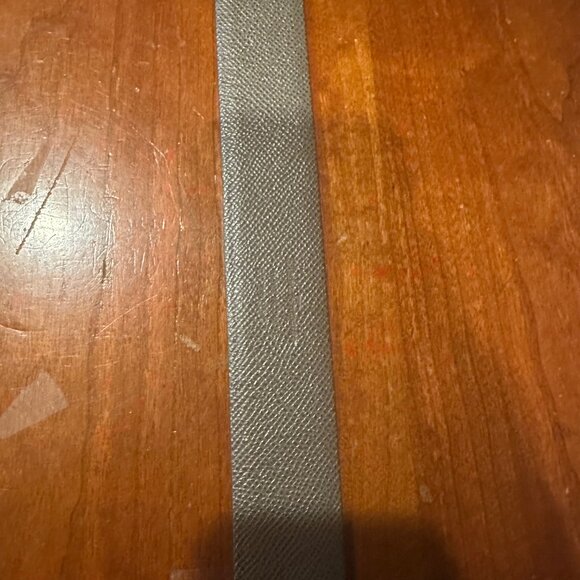 Salvatore Ferragamo Beige Textured Leather Belt with Gold Buckle 95 cm - Picture 7 of 10